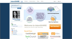 Desktop Screenshot of internshare.com